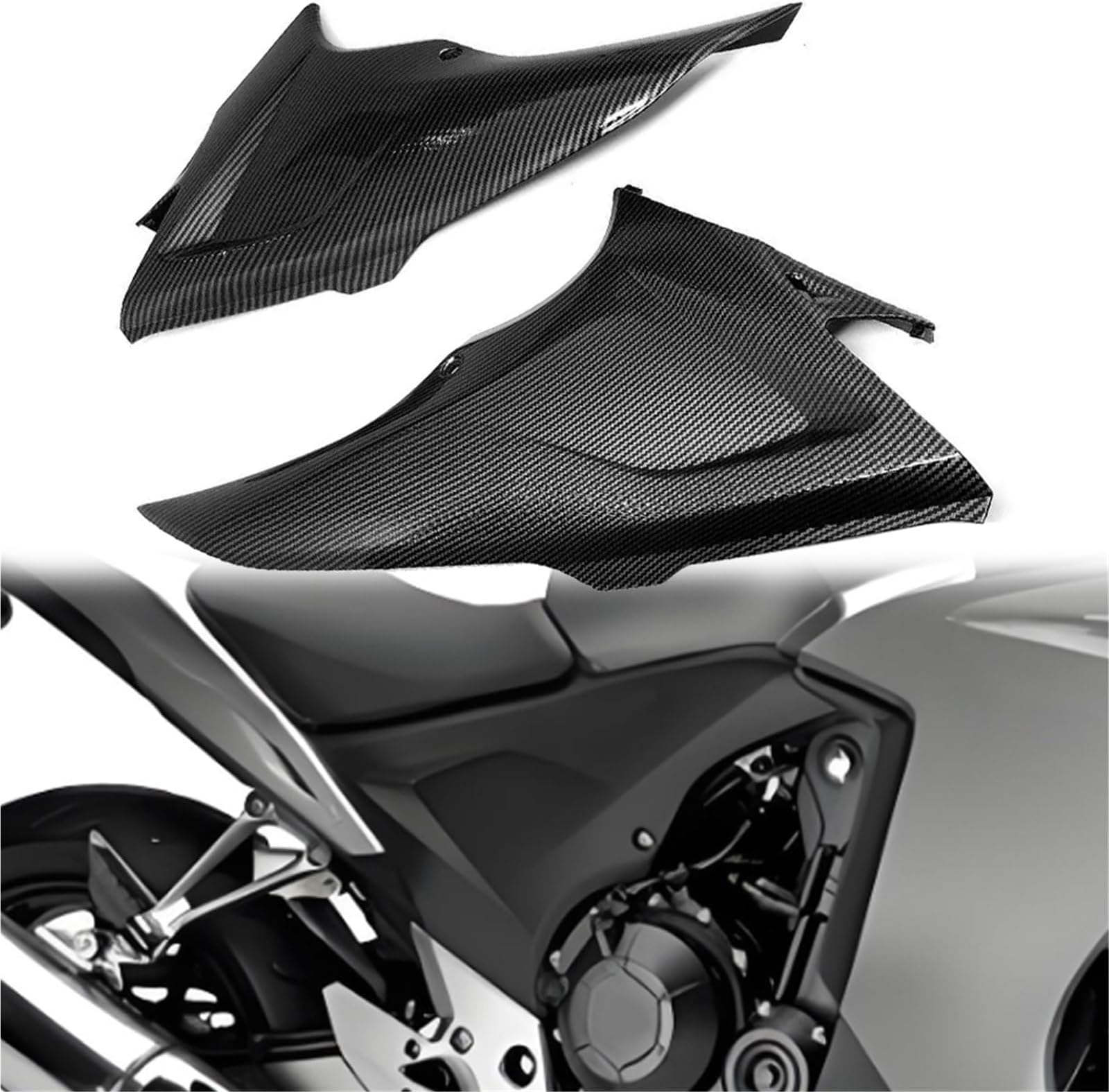 Cowl part Motorcycle Decorative Panel Guard Shield Protective Side Tank Gas Lower Driver Seat Fairing Cover Accessories For H-ONDA CBR500R 2013-2018