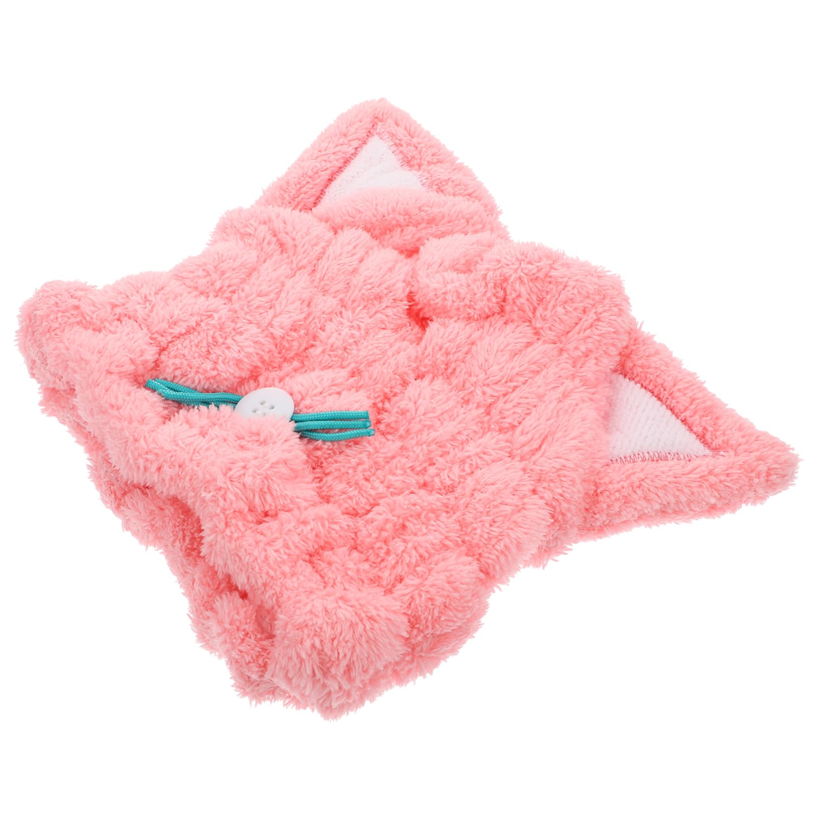 DOITOOL 3piezas Toalla De Secado De Cabello Diseño De Gato Cartoon Gorro De Microfibra Super Absorbente para Mujeres para Secar Cabello Rizado Liso o Tratado Towel Hat para Ducha y Baño