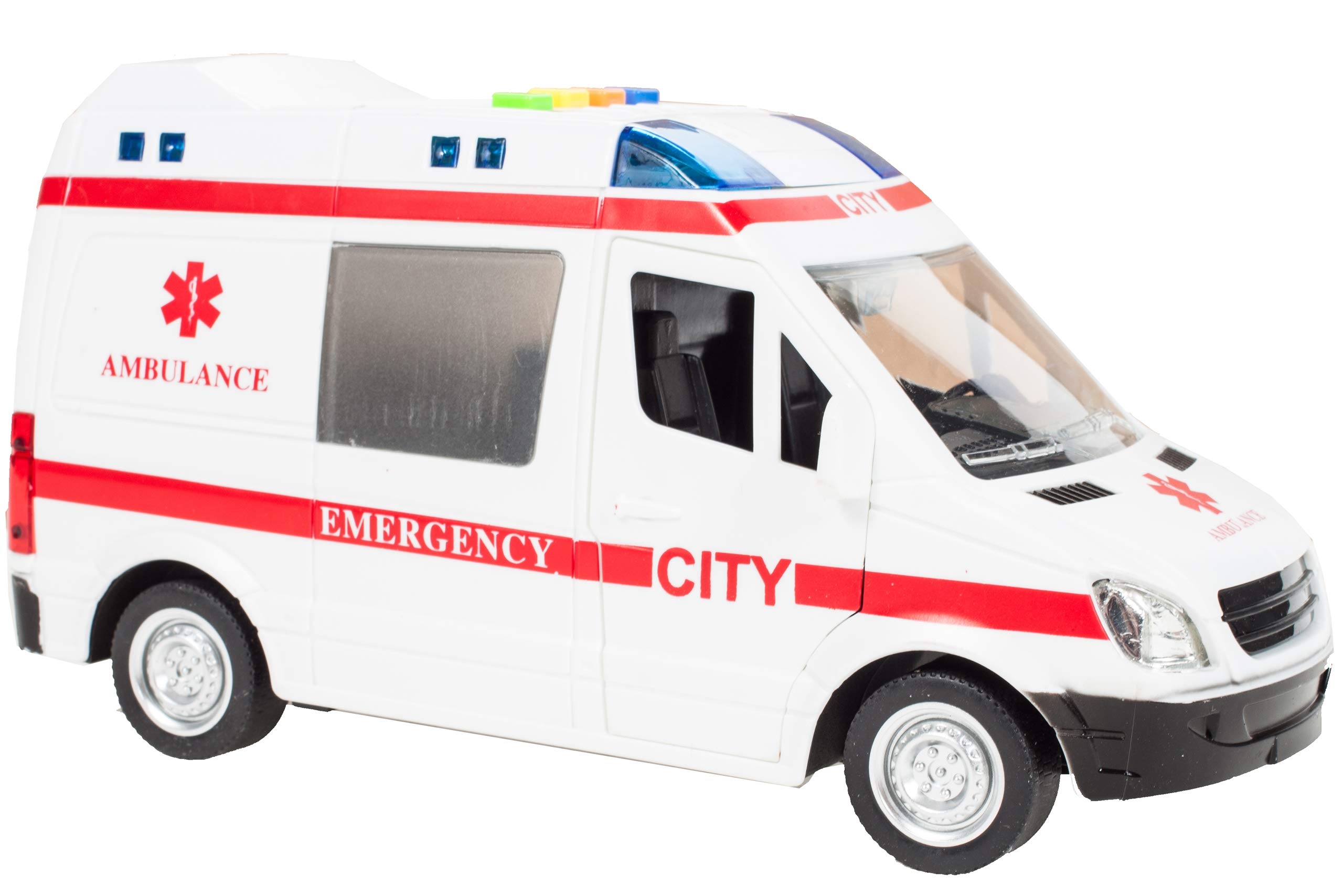 MalPlay 5901924207979 Ambulans Z Dźwiękiem 1:16 , Karetka ,wielokolorowy
