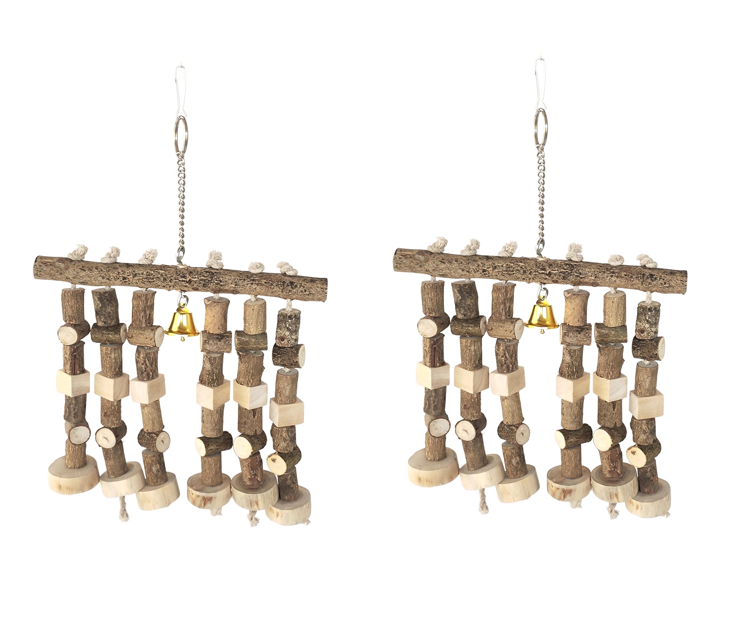 KSK 2 Pcs. Parrot Chewing Toy Bird Bite Toy with Natural Wood Beeds, Natural Wooden Block Cage Toys for Macaw African Grey Cockatoo Parakeets (B0B1XY9LNY) Amazon Price History, Amazon Price Tracker
