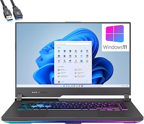ASUS ROG Strix G15 15.6" 144Hz FHD Gaming Laptop, 8 núcleos AMD Ryzen 7 4800H (Beat i7-10700), 16GB DDR4 RAM, 1TB PCIe SSD, GeForce RTX 3060 6GB,
