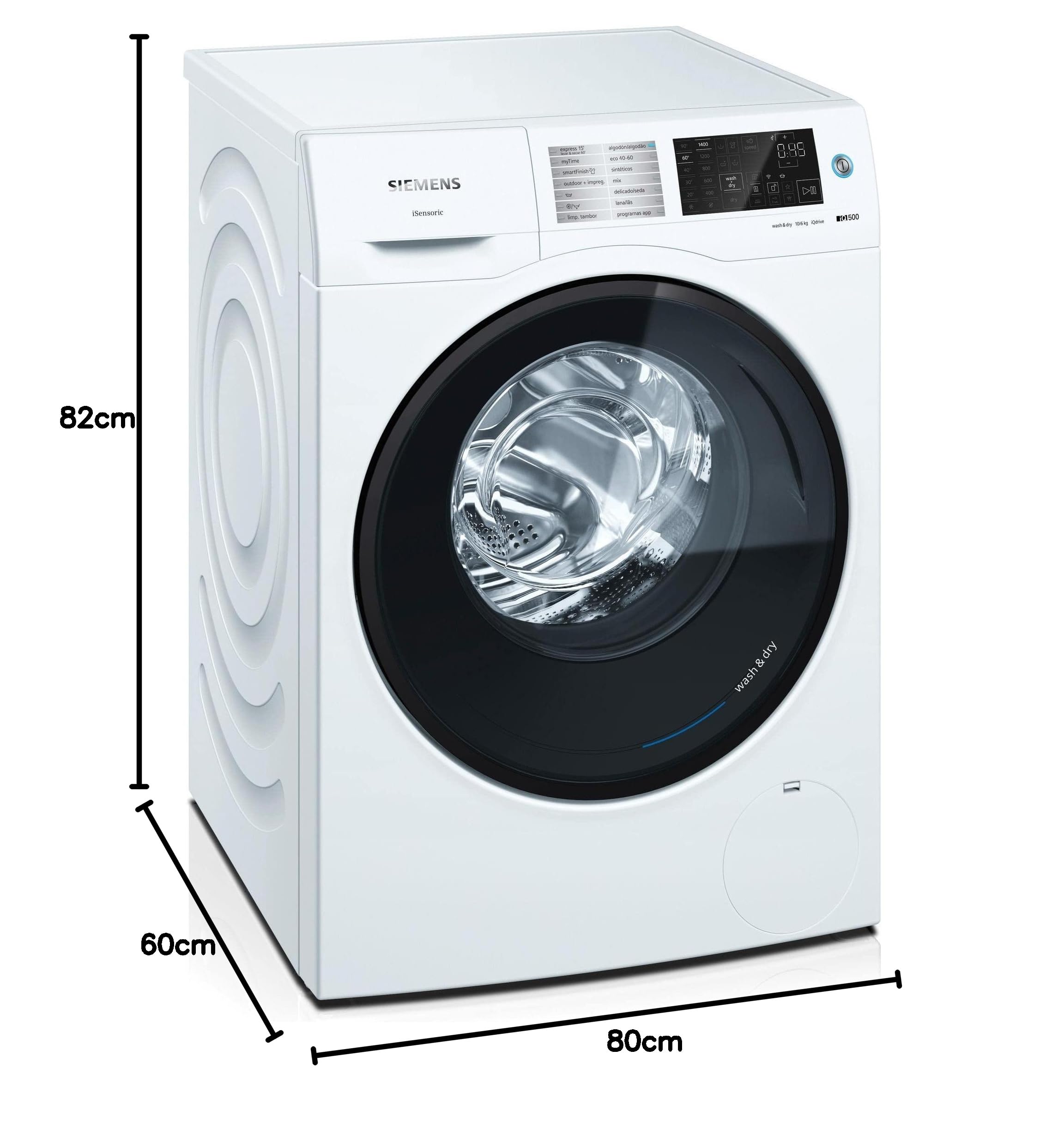 Lavadora - Secadora Siemens AG WD4HU541ES 10kg / 6kg Blanco 1400 rpm