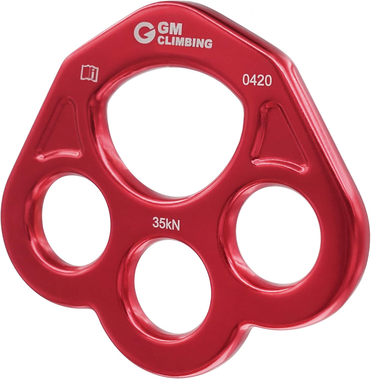 GM CLIMBING 35kN Rigging Plate Bear Paw Anchor Multipliers Rope Friendly
