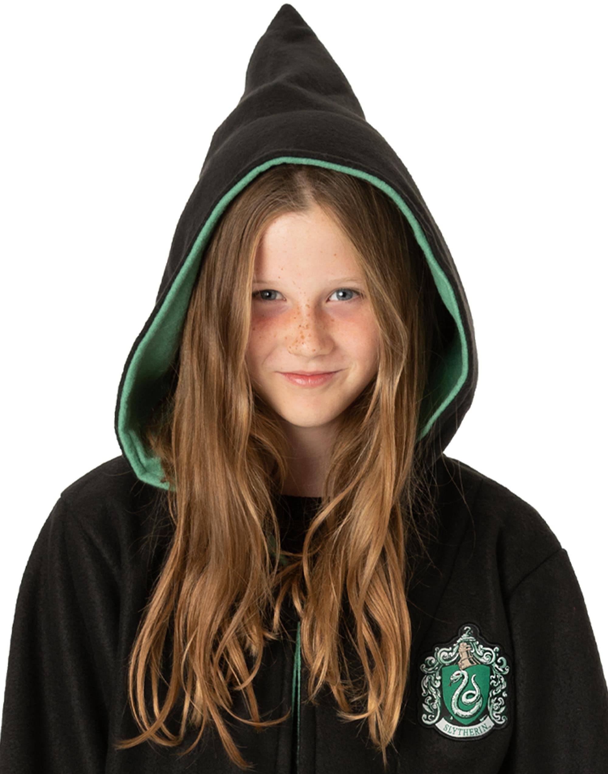 Harry Potter Płaszcz dla dzieci | Chłopcy Dziewczęta Gryffindor LUB Slytherin Cape Opcje | Hogwart House Uniform Replika Kostium | Magiczny fantazyjny strój