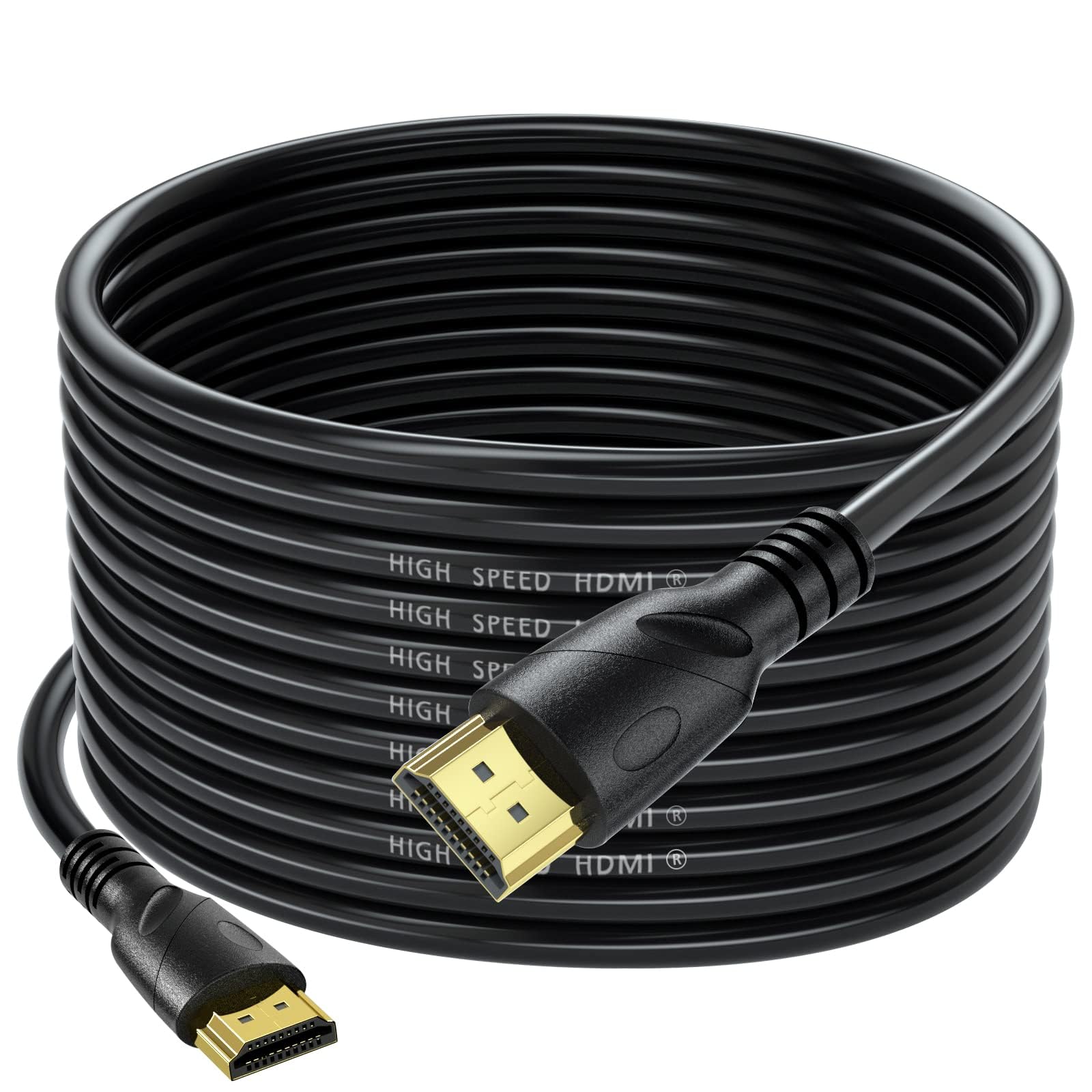4K HDMI Cable 35ft Ultra High Speed HDMI 2.0 Cord 4K@60Hz 18gbps, Gold Plated Connector,Ethernet Audio Video Return,Compatible for 1080p 3D HDTV PC Xbox Arc Laptop PS3/4/5/9 etc