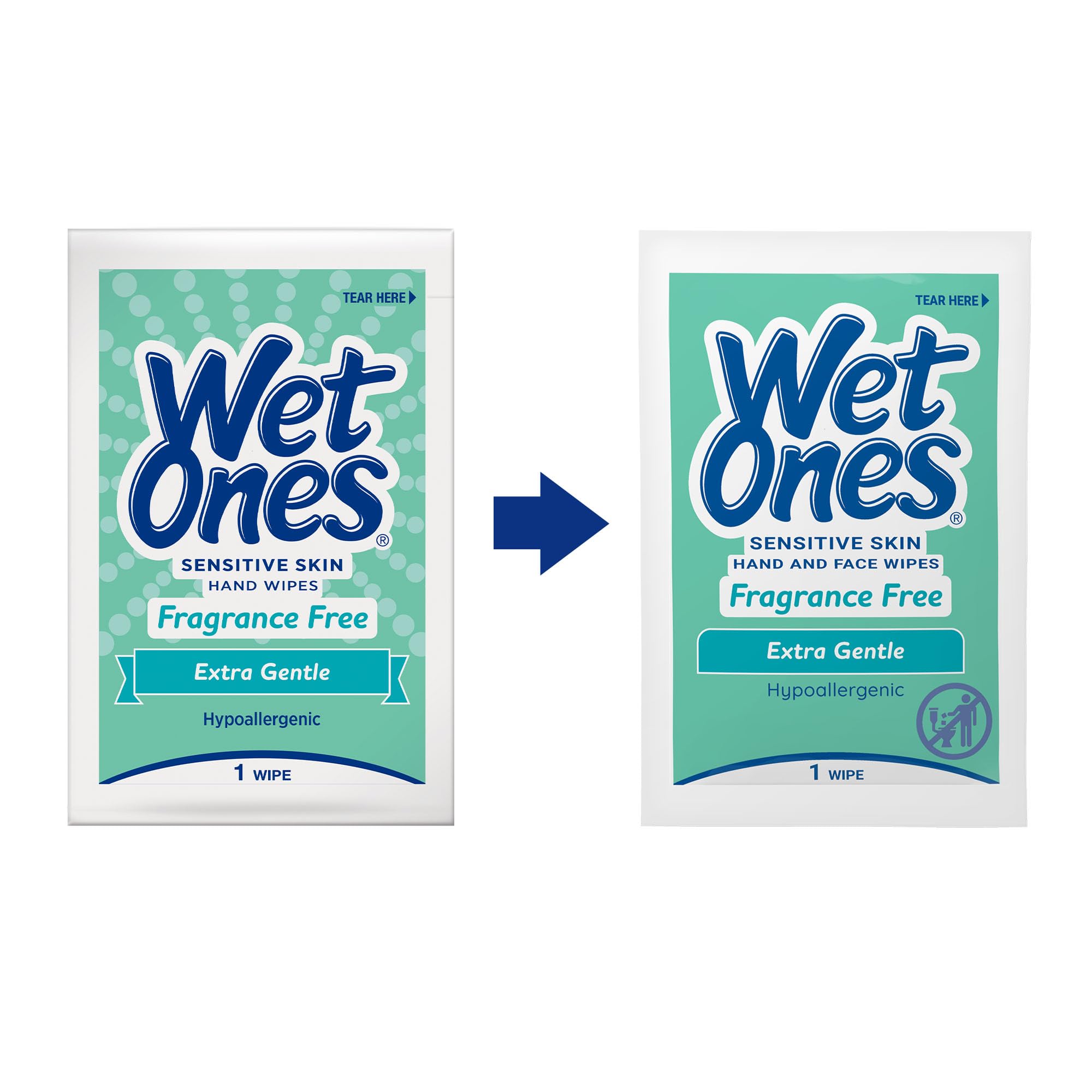 Wet Ones Sensitive Skin Hand Wipes - 24 Count -6 Wet Ones Sensitive Skin Hand Wipes - 24 Count -6