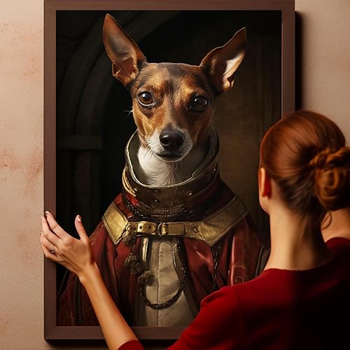 Miniatura 628 de Thuan Chow Chow Retrato de mascota con disfraz real de perro en un disfraz retrato de perro con vestimenta Retrato medieval de mascota retrato