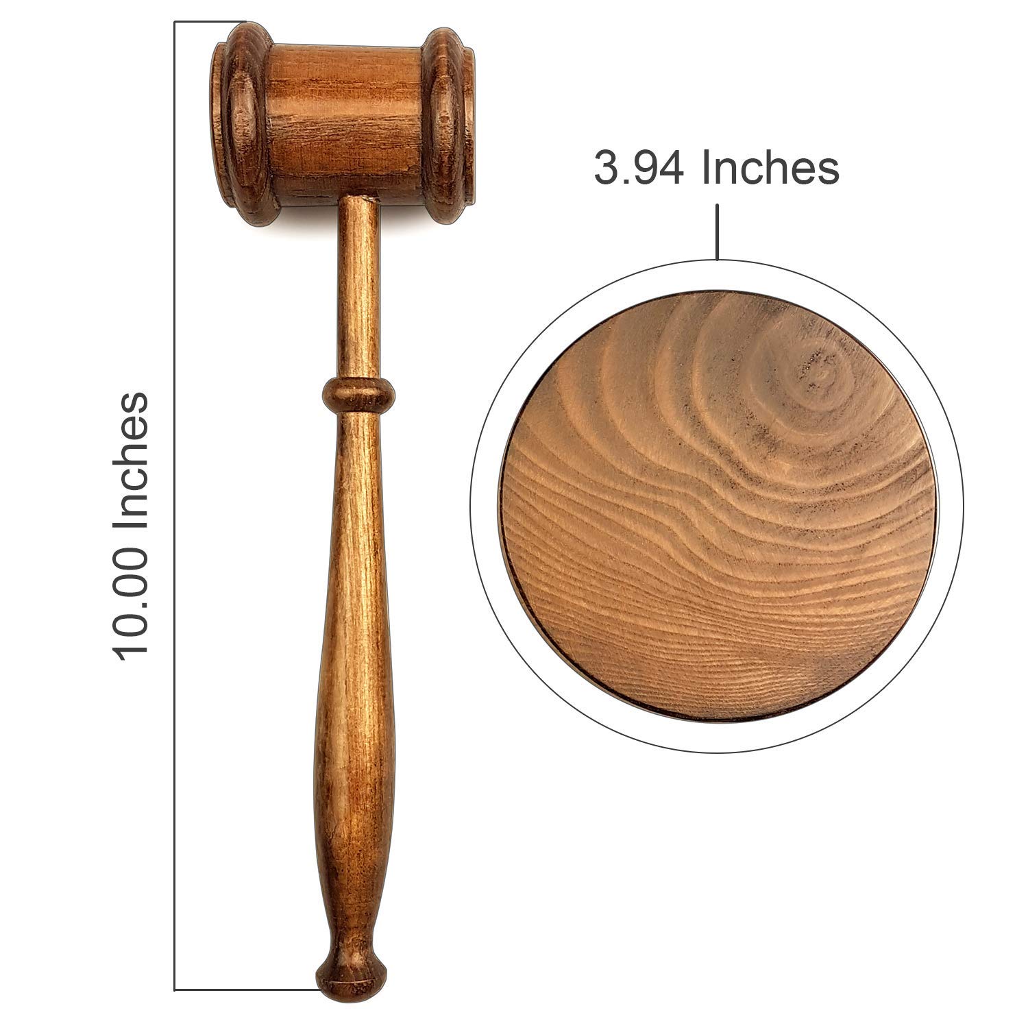 Küchengeräte Rustic Handmade Gavel & Round Shaped Sound