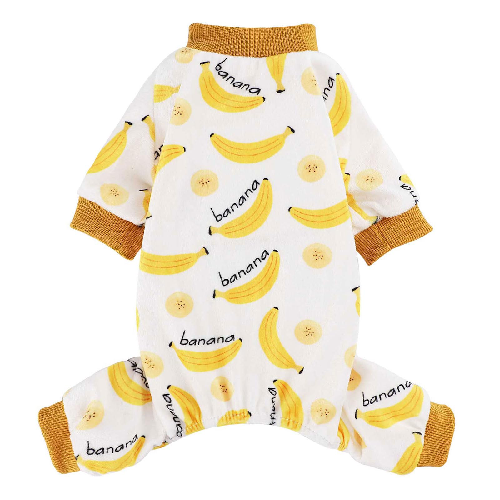 Kosiyi Dog Clothes for Small Dogs Banana Pajamas