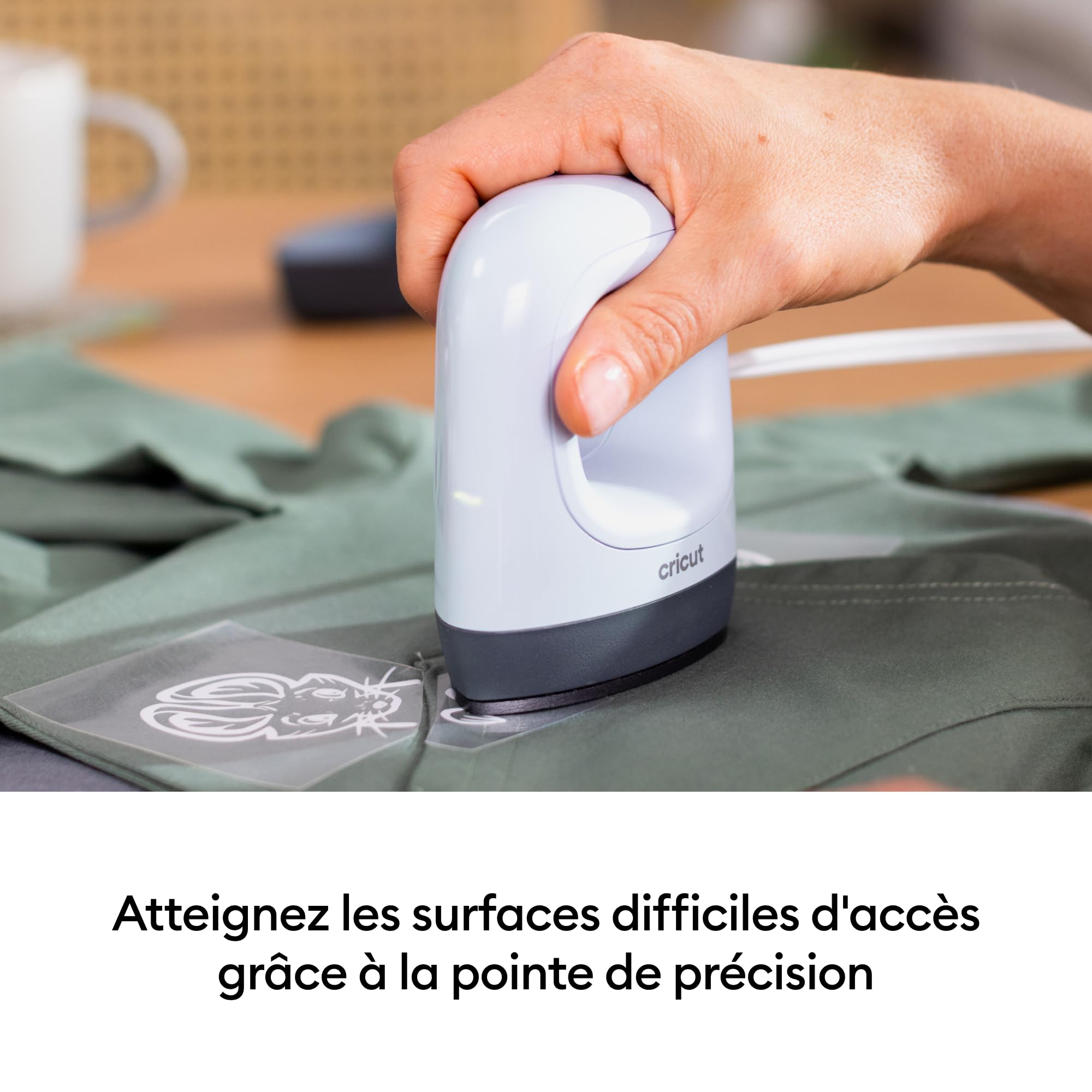 Cricut EasyPress Mini LT - Presse à chaud compacte pour vinyle thermocollant (HTV), Infusible Ink et sublimation - Bleu 2026