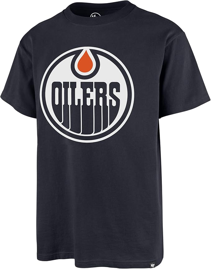 NHL TShirt Edmonton Oilers Light Navy Imprint Echo Tee Amazon.de
