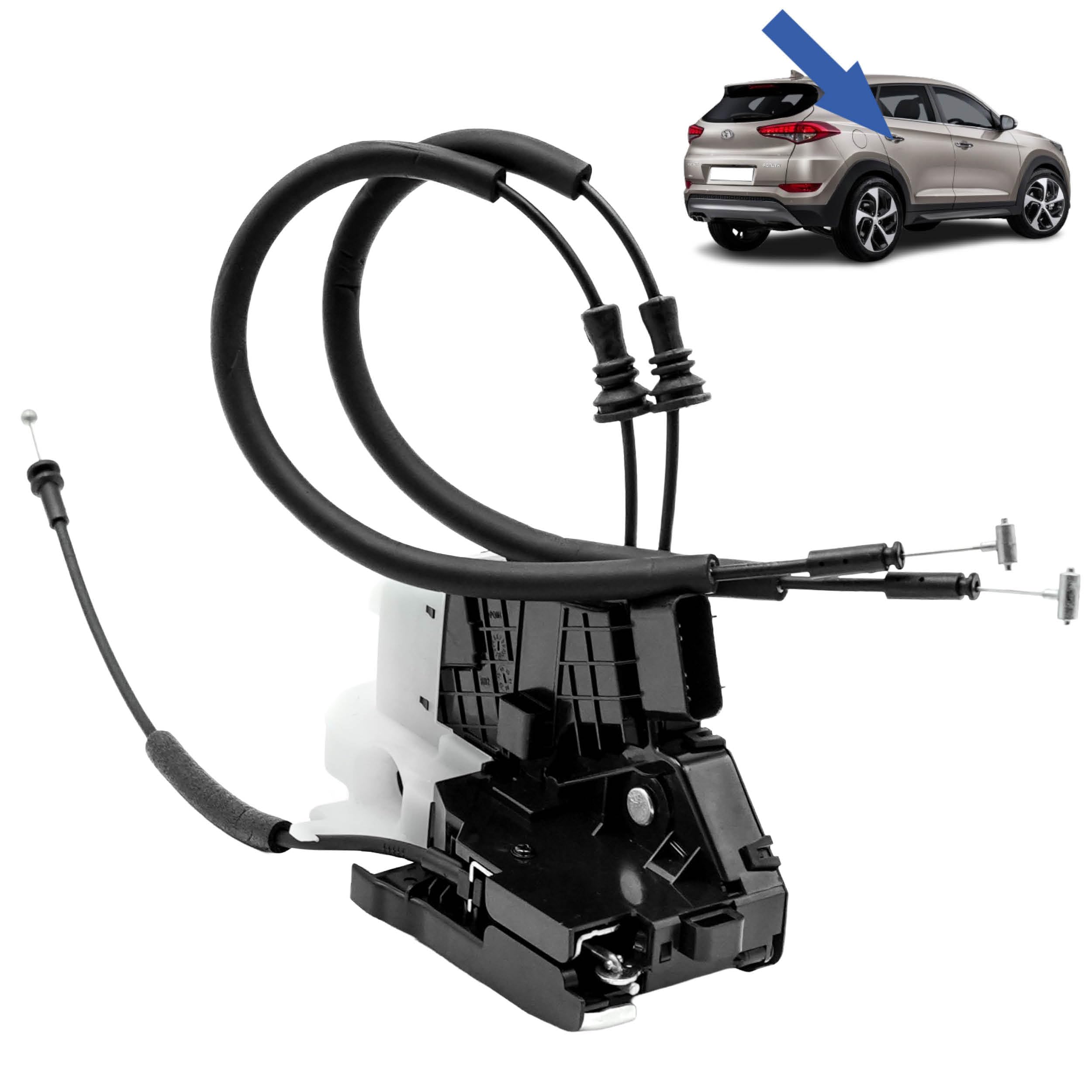 Serrure de Porte Compatible pour Tucson (2015-2020) ARRIÈRE Droit. Centralisation de Porte (arrière Passager). 81420D3000, 81420D7010