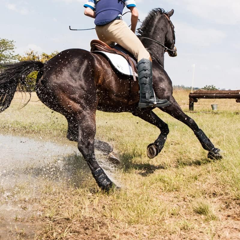 FOLTHBUR Medieval Spats Gaiters for Men PU Leather Boot Cover Viking Knight Warrior Armor Leg Guard Spats One Pair Black - Image 6