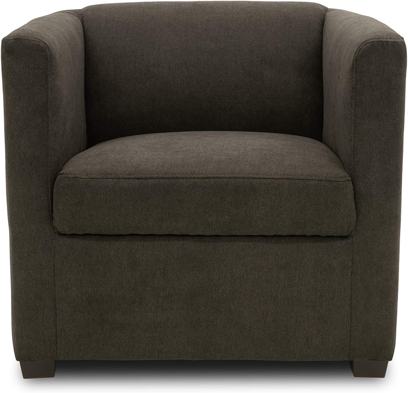 DOMO. collection Poltrona Bob FK, piccola poltrona retrò con braccioli e nucleo a molla, poltrona imbottita, poltrona da cocktail, poltrona lounge, 73 x 75 x 69 cm (larghezza x profondità x altezza),