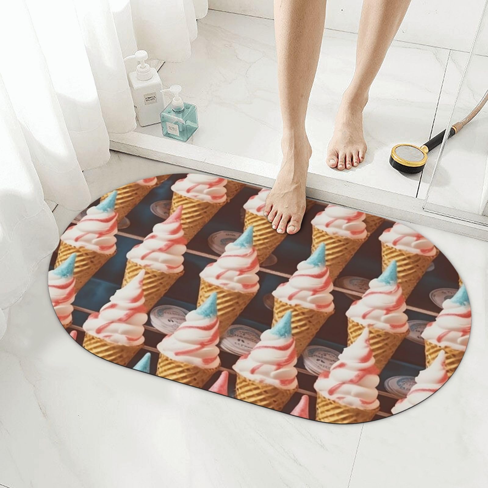Tapis de bain en terre de diatomée séchage rapide pour douche