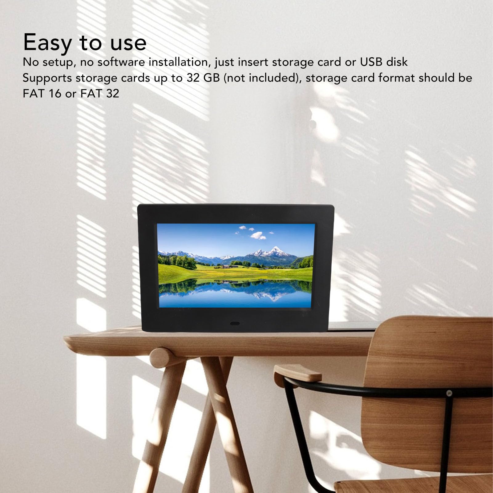Cadre Photo Numérique Intelligent WiFi, écran Tactile LCD IPS de 10,1 Pouces, Rotation Automatique, Mémoire de 16 Go, Partagez des Moments Instantanément Via L'application Frameo