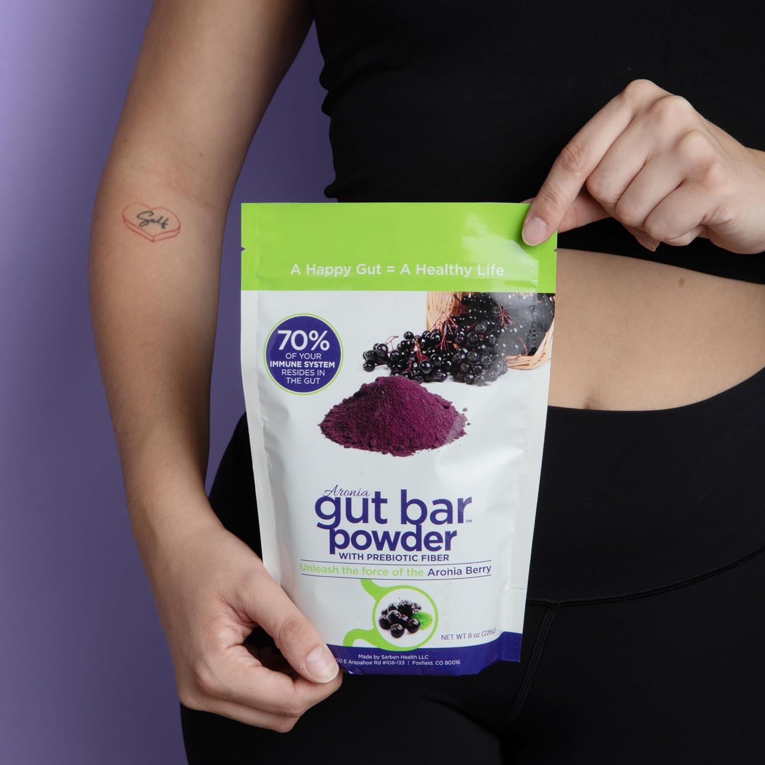 Aronia Powder | Aronia Berry Powder from Black Chokeberry Plant | 52 Servings | Supports Digestion and Gut Health | Made with Organic Aronia Berries | Black Chokeberry Supplement - Image 9