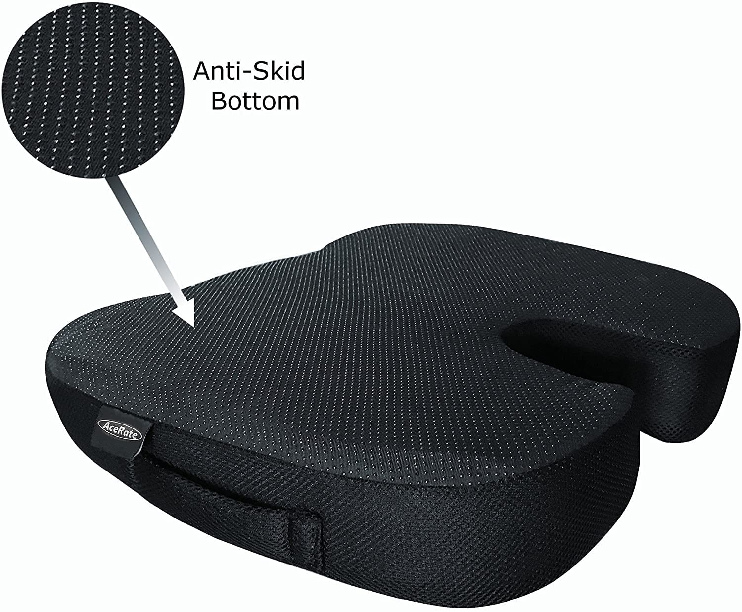 Orthopedic Seat Cushion Coccyx EXTRA LARGE Memory Foam Gel Sitting