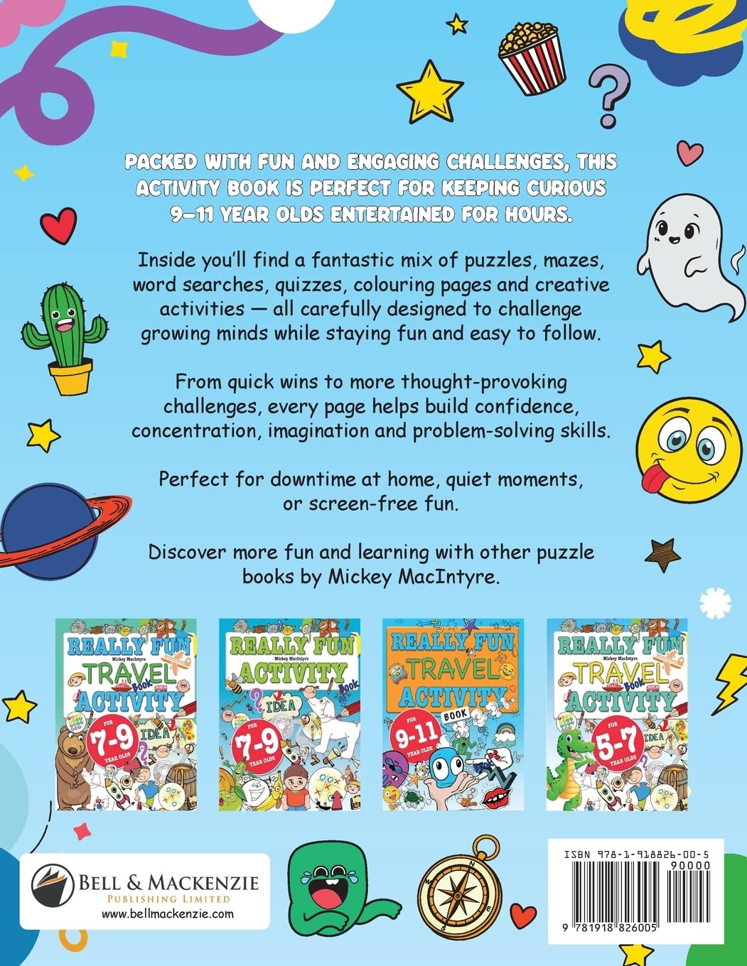 Really Fun Activity Book For 9-11 Year Olds: Fun & educational activity book for nine to eleven year old children