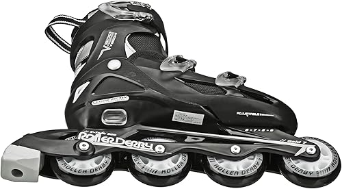 Miniatura 3 de Roller Derby V-Tech 500 Adjustable Performance Inline Skates for Men, Women, Kids, Teens Negro