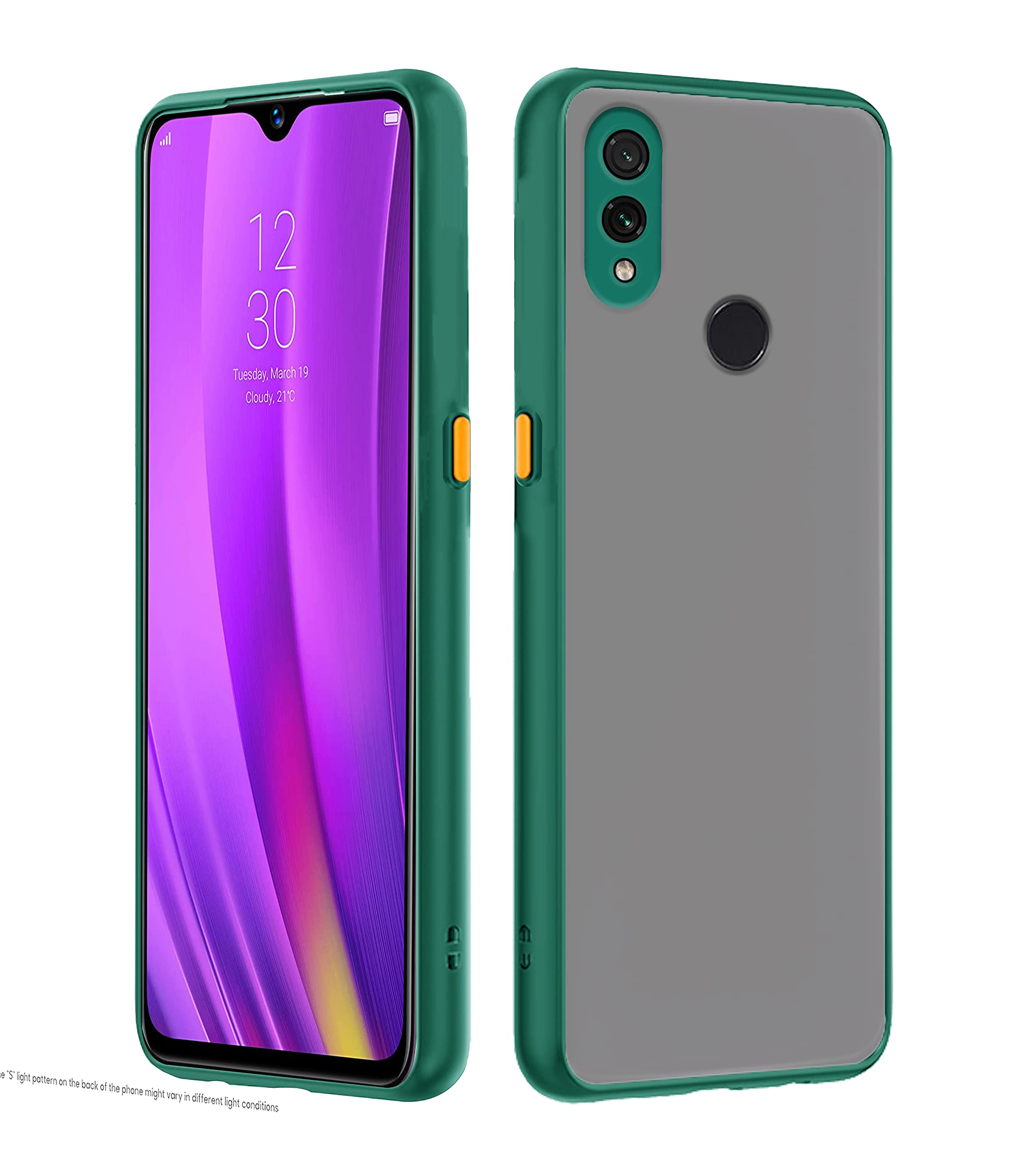 Pikkme Realme 3 Back Cover | Hybrid Smoked Back | Full Camera Protection | Raised Edges | Super Soft-Touch | Bumper Case for Realme 3 (Green) (B09MF6SM82) Amazon Price History, Amazon Price Tracker
