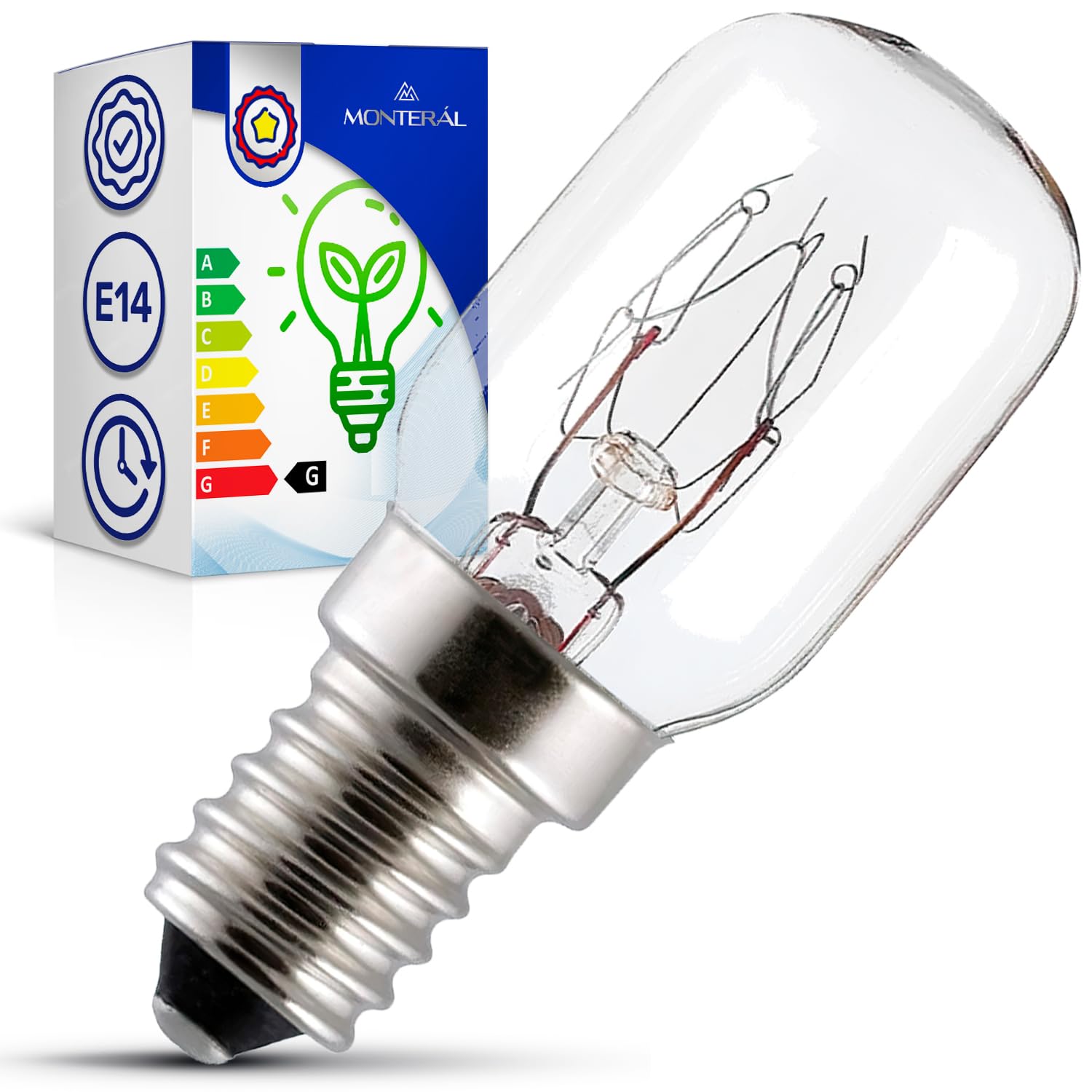 Żarówka E14 do Frigorifico 230V 15W z oryginalnym kodem 481213418098 do Whirlpool 00602674 602674 Bosch - MONTERAL