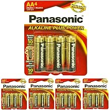 16 PCS Alkaline Plus Batteries Panasonic AA-4 All Purpose Home Office Battery
