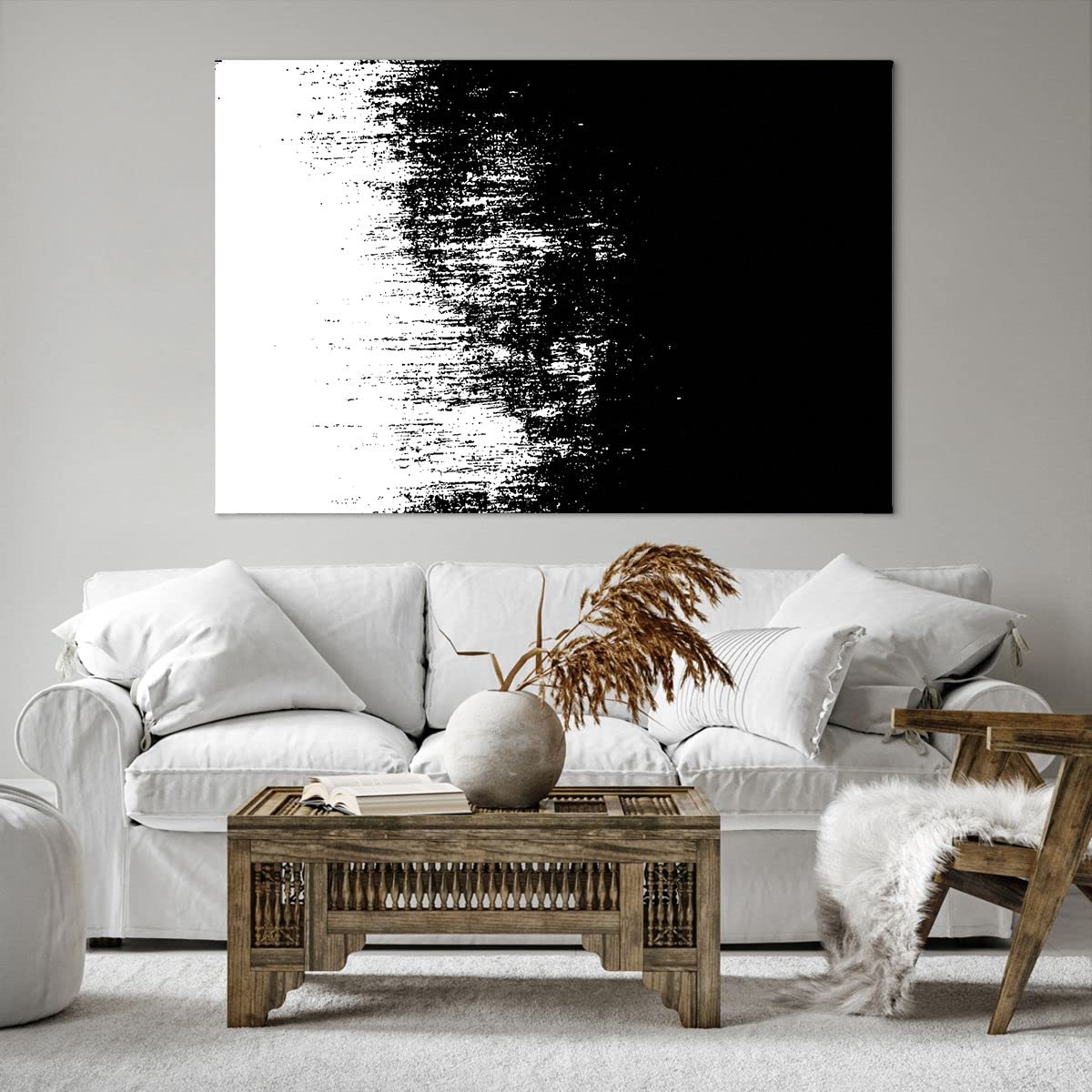 Quadro Moderno Su Tela 120x80 Cm - Stampa Minimalista, Per Soggiorno, Camera Da Letto, Pronto Da Appendere