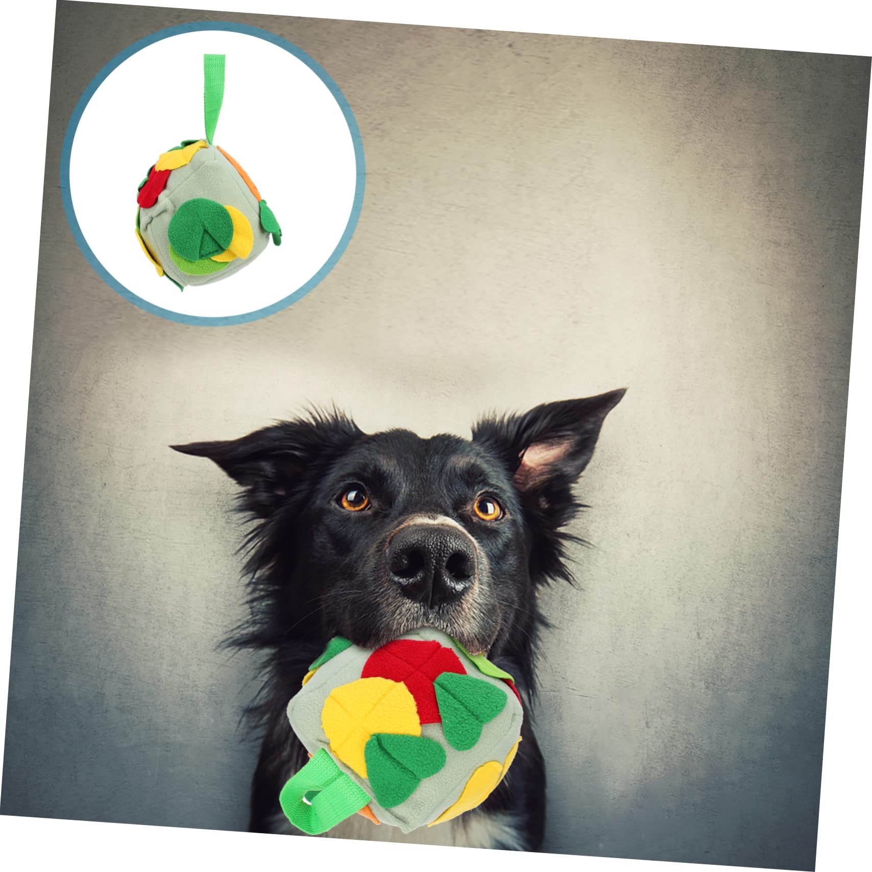 BESPORTBLE 3piezas Pelota De Forrajeo para Juguete Olfativo Interactivo Dispensador De Comida Diseño Que Ralentiza La Alimentación para y Cachorros