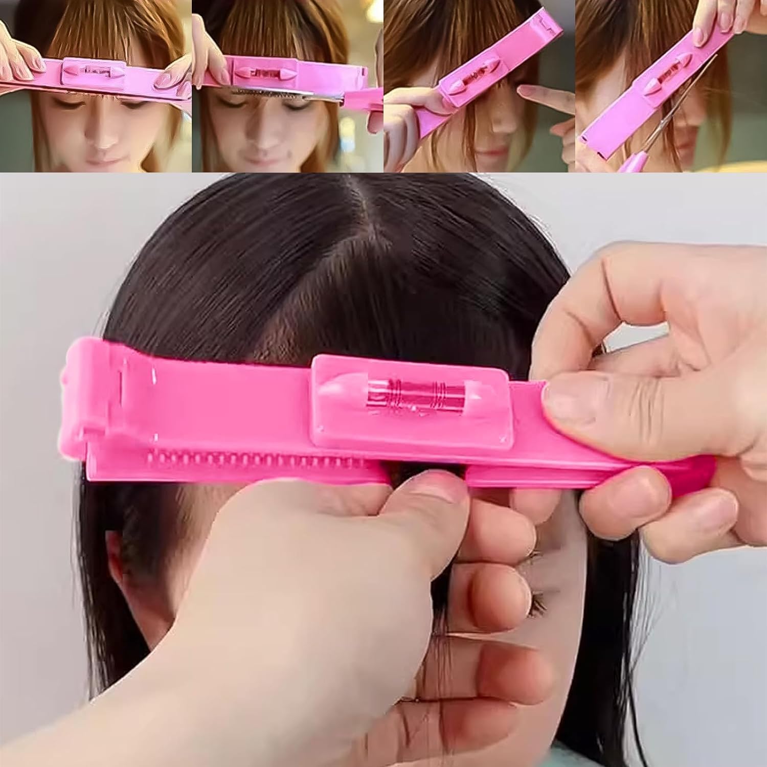 Outils de Coiffure DIY Bricolage Tondeuse, 4 Pièces Kit D'outils de Coupe de Cheveux Bricolage, Accueil Outil de Coupe de Cheveux Ciseaux de Coiffure Professionnels, Coupes De Cheveux Lame Peigne