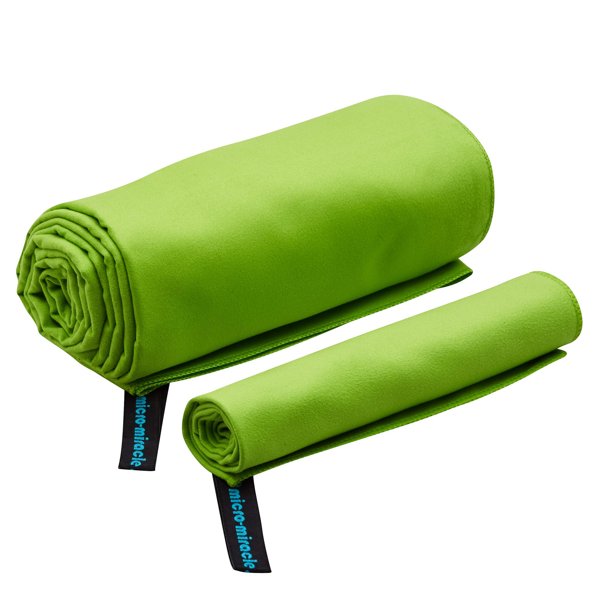 Szybkoschnący ręcznik z mikrofibry na domową siłownię, plażę, sport, kemping i podróże, XL 76 x 152 cm - 2 w 1 - w zestawie mniejszy ręcznik do rąk - super chłonny, bardzo miękki, lekki i kompaktowy - z woreczkiem