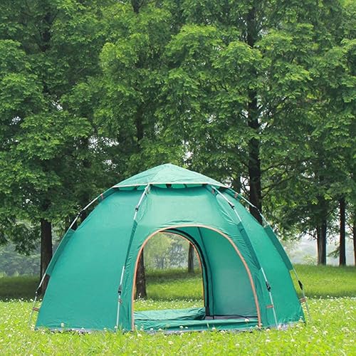 Miniatura 7 de Four Seasons - Tienda de campaña familiar para 3-4 personas, tienda de campaña desplegable impermeable, protección contra rayos UV, fácil de