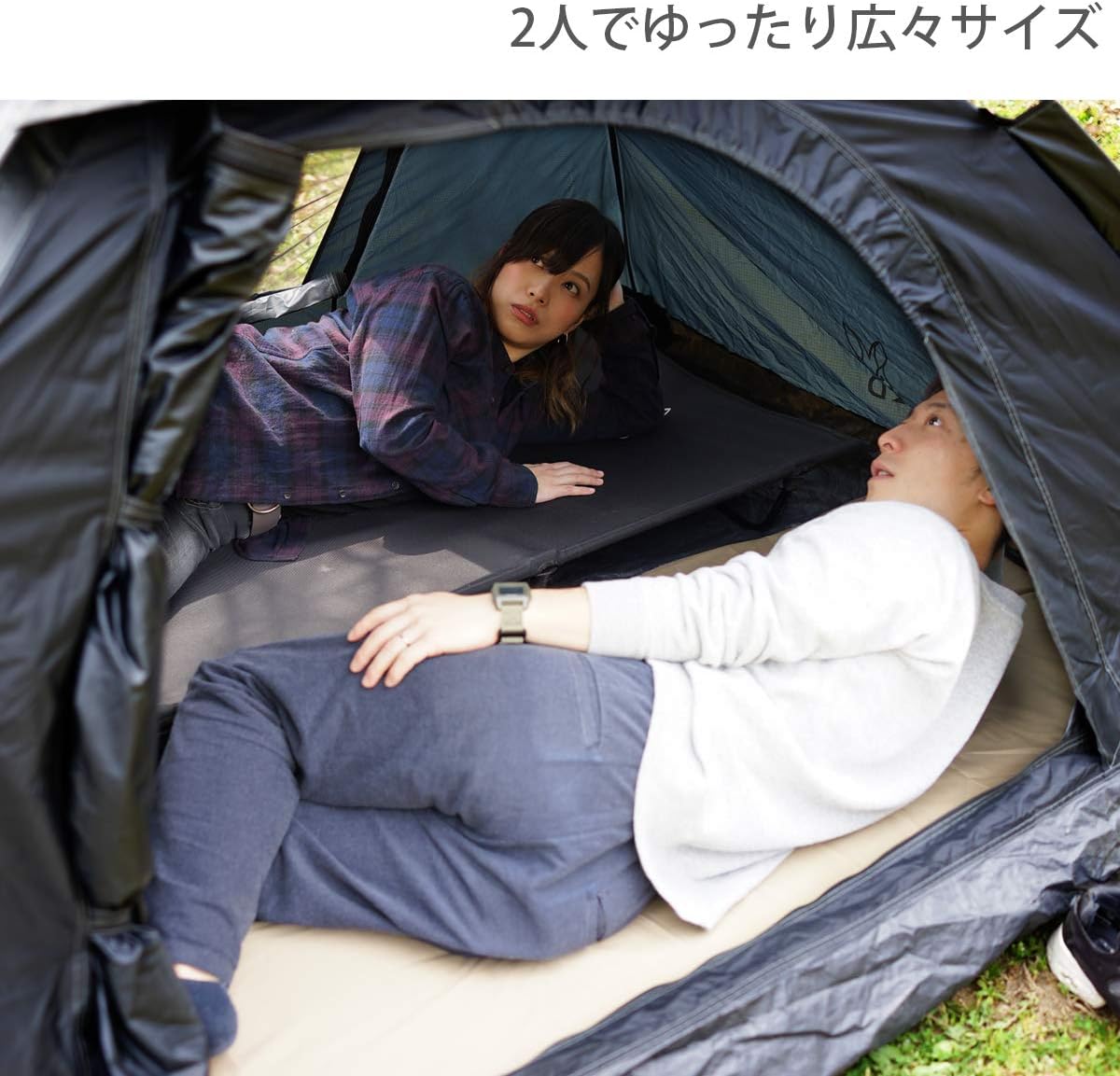 新品　springhill 天窓付き シェルターテント 2人用 グリーン springhill 天窓 シェルターテント 2人用 グリーン テント | outdoor.beans