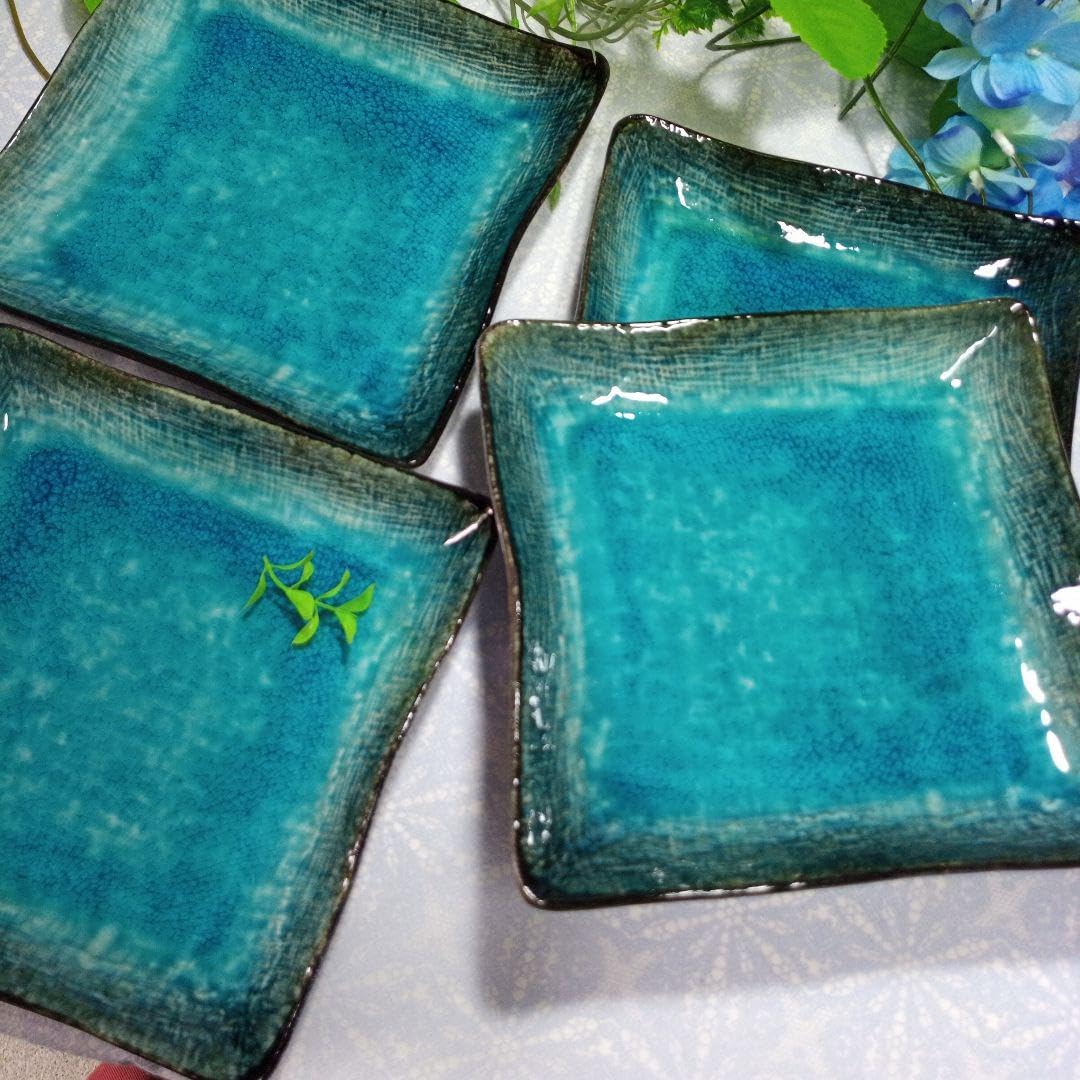 10客セット] 大聖寺伊万里 菱皿 菊 牡丹 明治 和食器 旅館 料亭 割烹