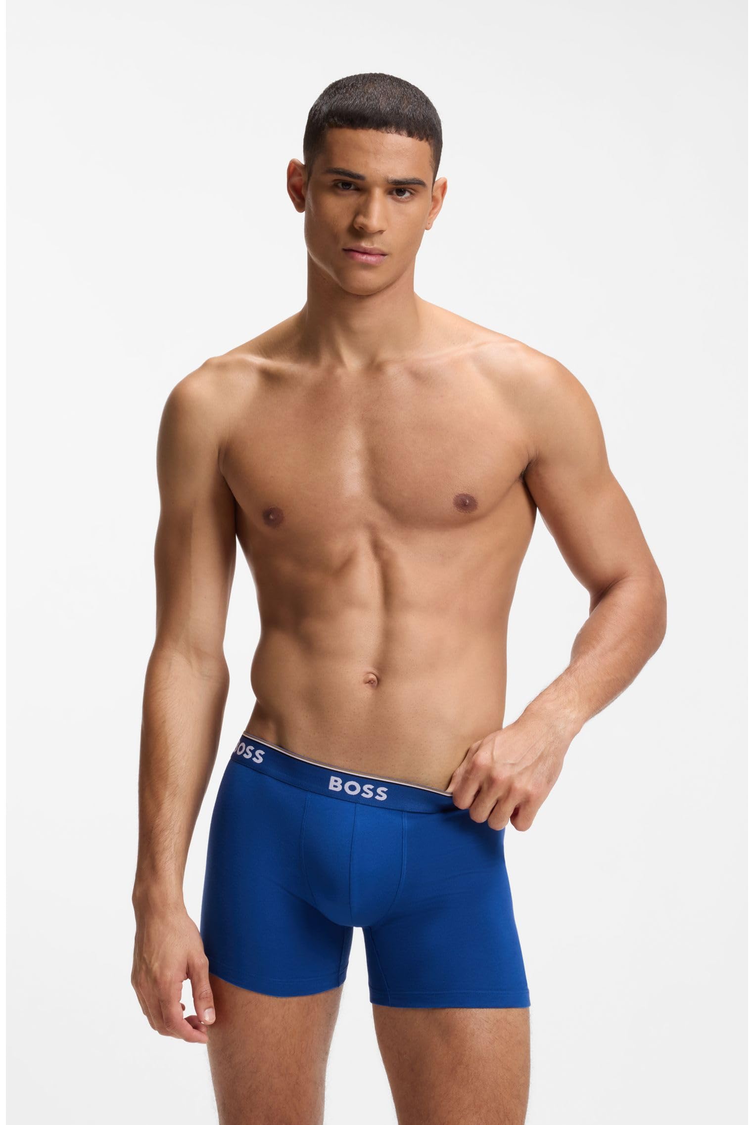 Boss Power bokserki 3-pak, niebieski, L