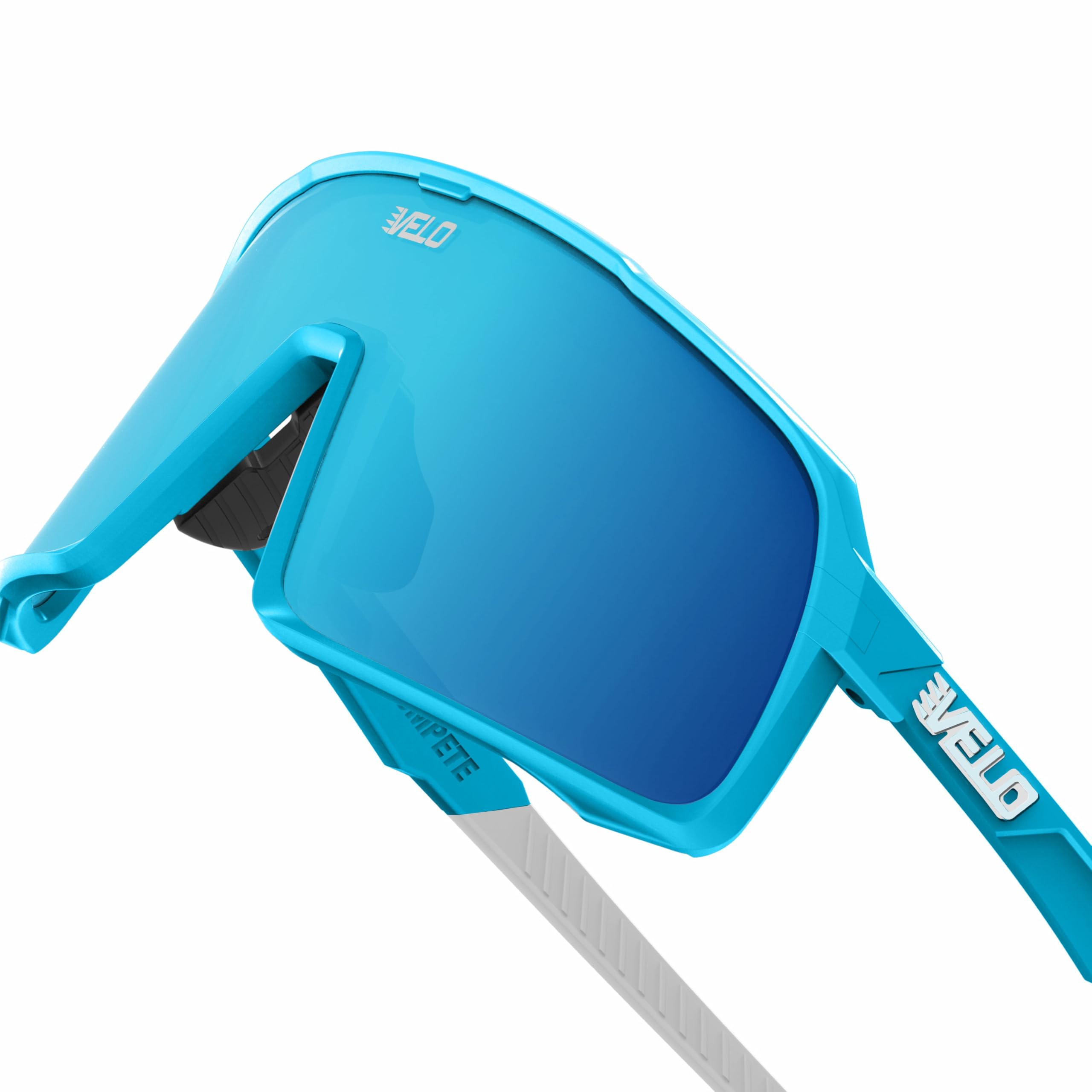 VELO by The Bullpen Training Occhiali da sole sportivi per giovani, TR90, UV400, per baseball, ciclismo e outdoor, Changeup