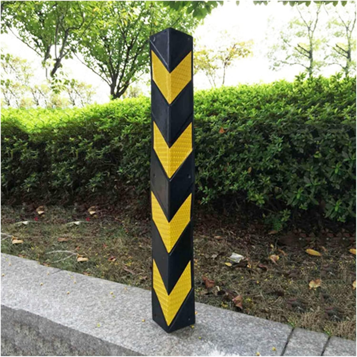 Garage Wall Protection, Rubber Corner Wall Guardrail, Parking Lot Bollards Garage