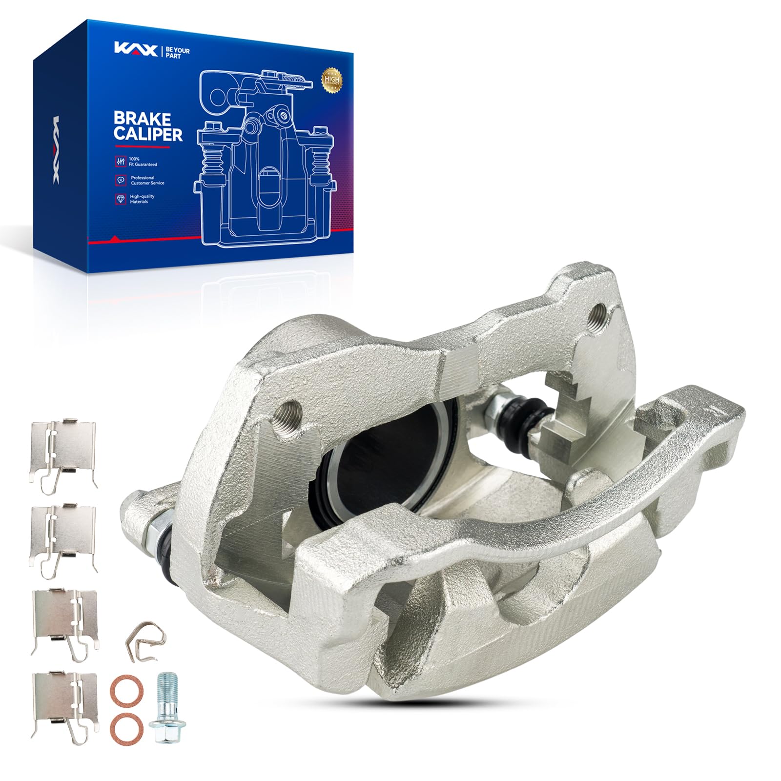KAX Front Left Brake Caliper for 2009-2019 Corolla