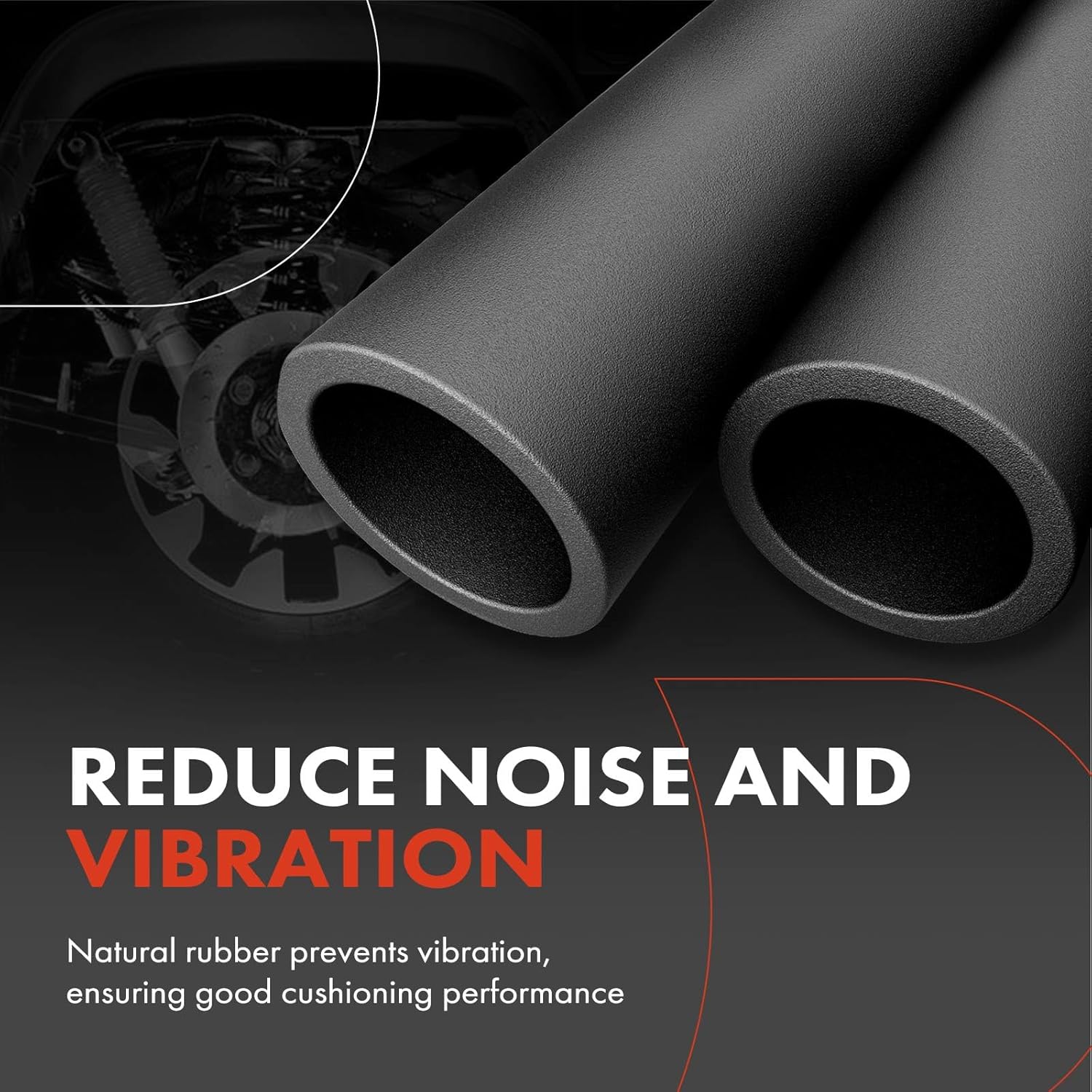 A-Premium Rear Upper Suspension Strut Mounts Compatible with Hyundai Sonata 2011-2019, Tucson 2010-2015, Azera 2012-2017 & Kia Optima 2011-2020, Sportage 2011-2016, Cadenza 2014-2020, 2-Pack