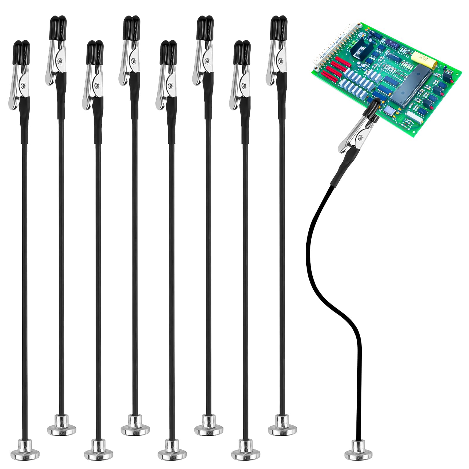 Helping Hand with Flexible Gooseneck, Third Hand Soldering with Magnetic Base, Soldering Aid with Flexible Gooseneck