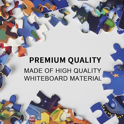 Miniatura 3 de Rompecabezas de Navidad de 100 piezas de rompecabezas de Navidad para niños, regalo de Navidad de Papá Noel, rompecabezas familiares para niños de 4