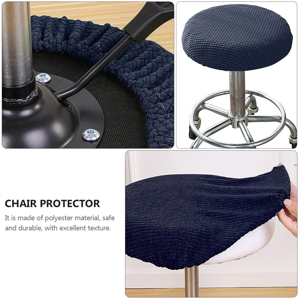 BESPORTBLE Dining Room Chair Covers, Round Spandex Chair Covers Elastic Stretch Chair Cover, Removable Chair Slipcovers for Office Chairs, Dining Room Chairs, Wedding Party Decor