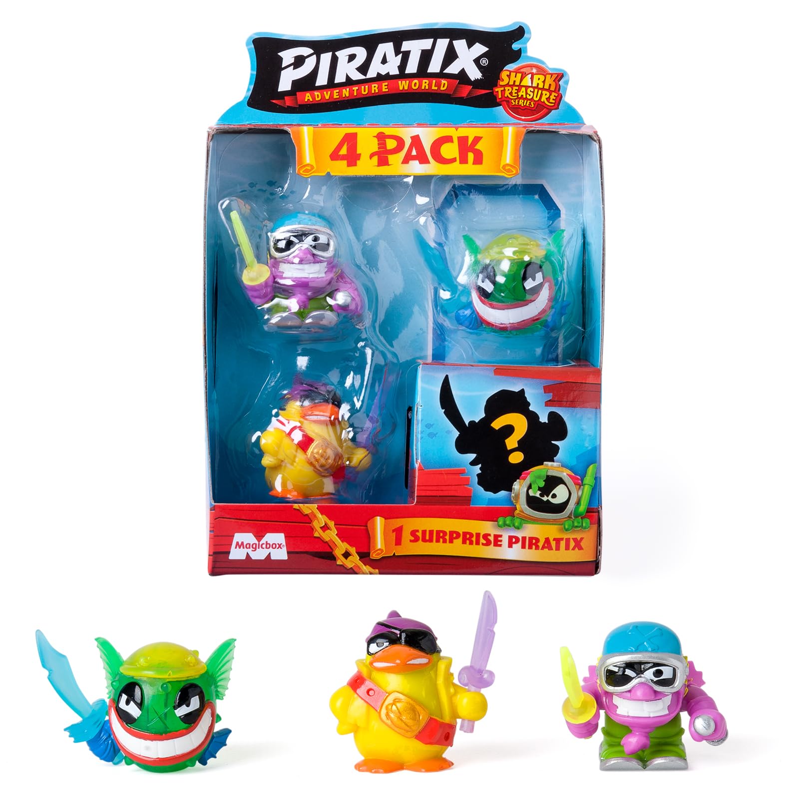 PIRATIX Broyeur Des Mers - Bateau Pirate En Forme De Crabe. Contient 1 Bateau Pirate, 1 Piratix Exclusif, 1 Trésor Exclusif, 1 Accessoire, 1 Canon Et 1 Projectile