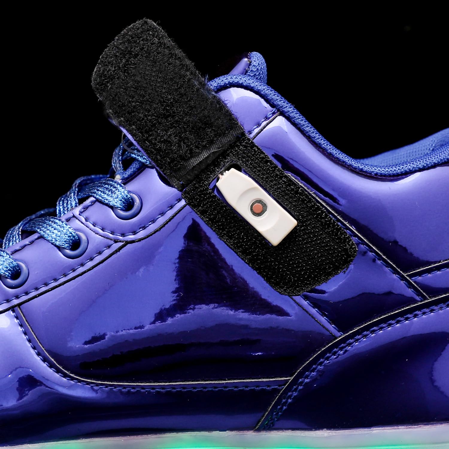 JEVRITE Unisex LED Light Up High Top Sneakers - USB Charging for Women & Men - Couples Shoes: 7.5 Women/6 Men Blue