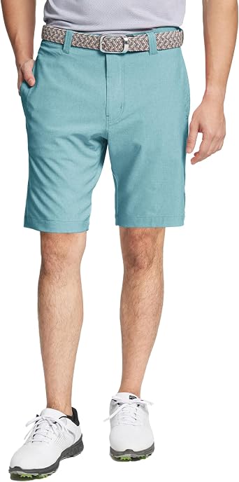 M MAELREG Golf Shorts Men 7 inch 9 inch Lightweight Dry fit Stretch Flat Front Casual Sport Heather Hybrid Flex Mens Shorts