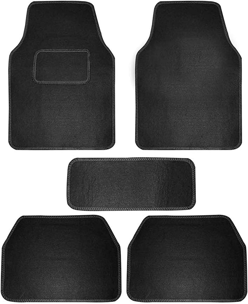 Black Carpet Floor Car Mats for Mobilo