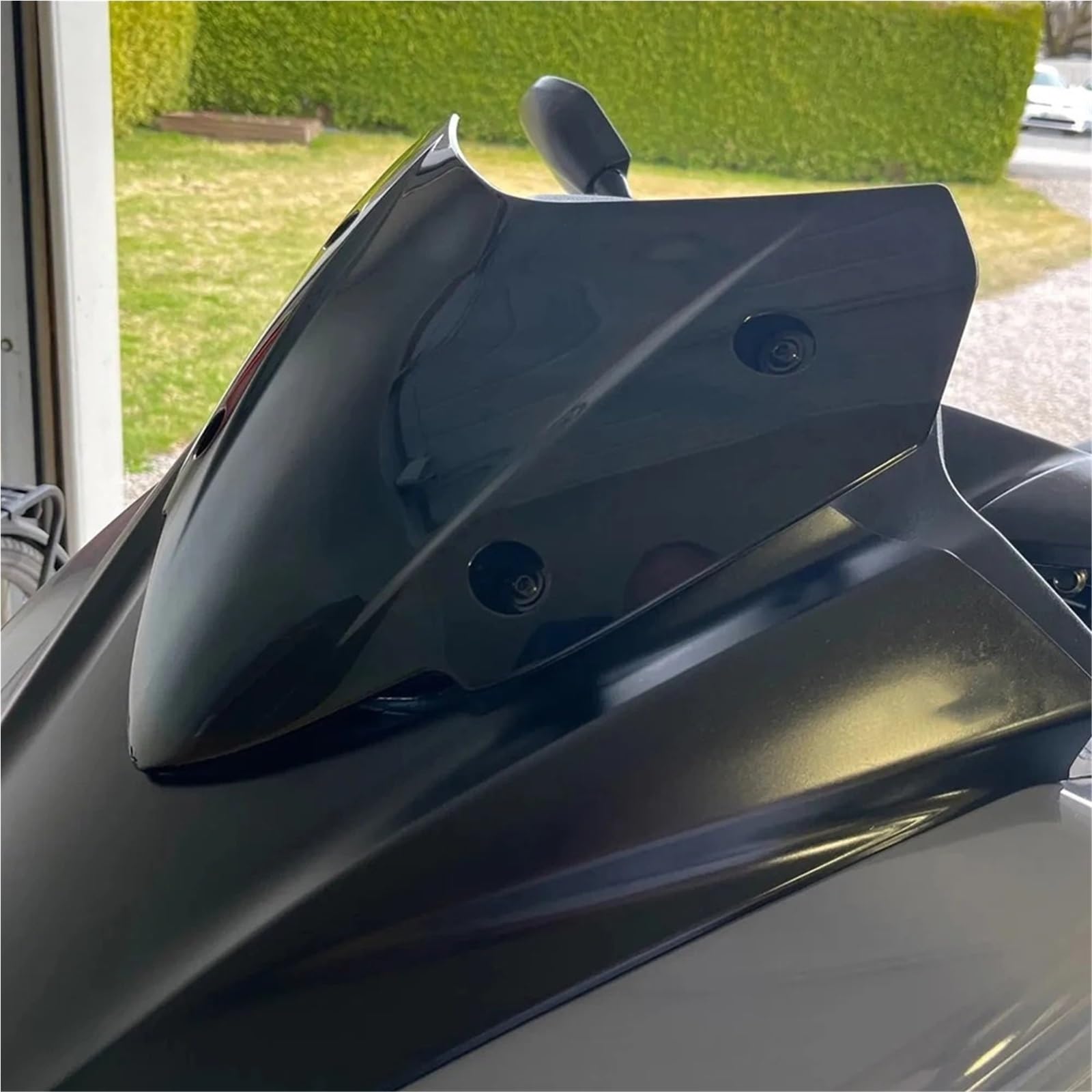 Deflektor motocykla Osłona przednia szyby motocyklowej, deflektory wiatru Viser Visor pasujące do YAMAHA Tricity 300 Tricity 300 2020-2025 spojler przedłużający szyba przednia(Black)