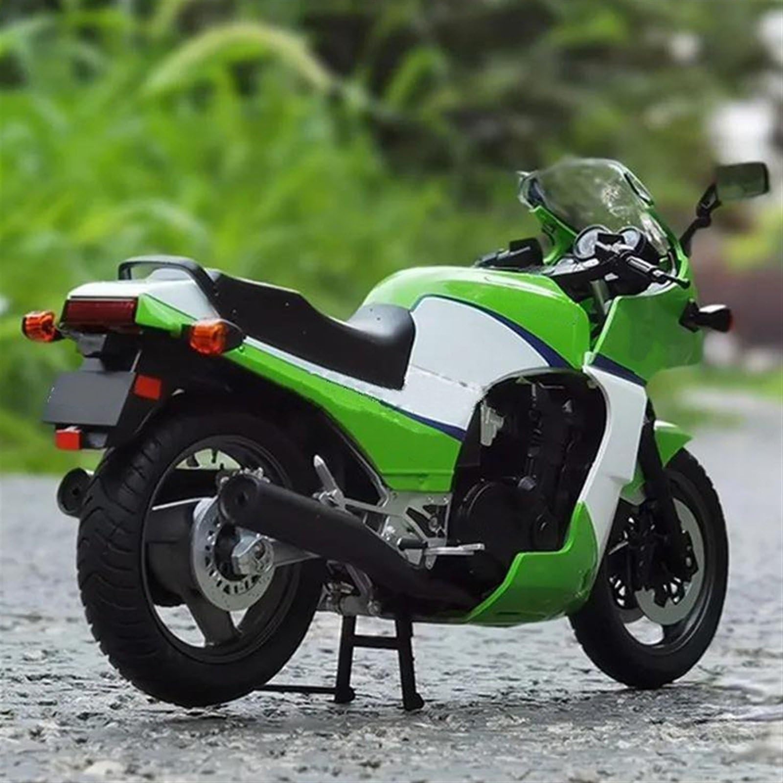 SEYXF Motorbike Toy Motorcycle Simulation Diecast Model Collection Gift 1/12 for Kawasaki for Ninja GPZ900R(Green)