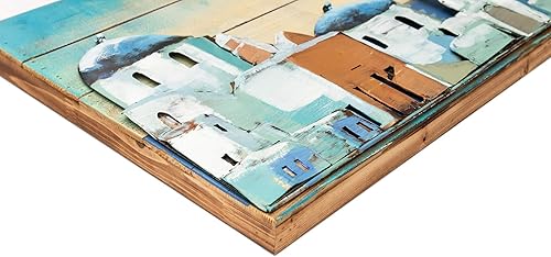 Miniatura 5 de Arte de pared de metal 3D – Cada pieza es una obra maestra original hecha a mano de metal galvanizado martillado, pintado a mano. Listo para colgar