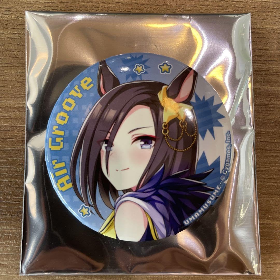 Amazon.co.jp: ウマ 娘 缶バッジ エアグルーヴ 熱血ハチャメチャ